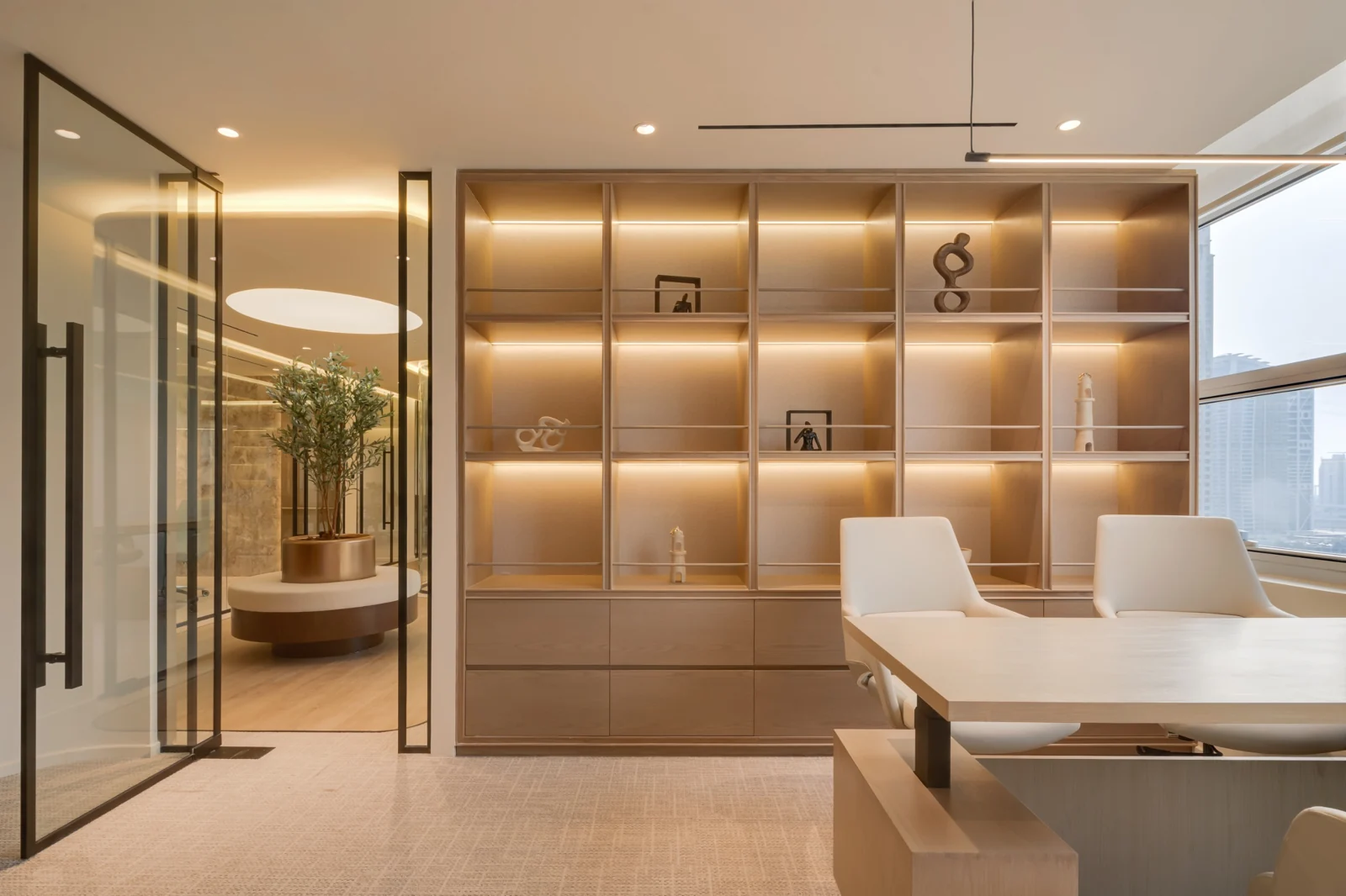 The Grove commercial office interior in JLT, Dubai, photograph 6.