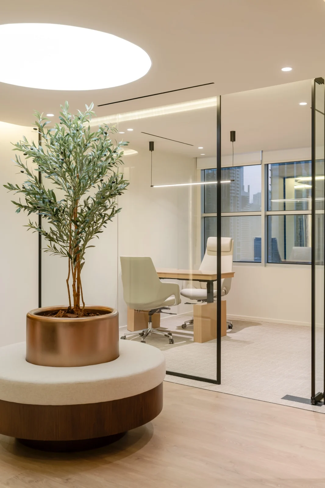 The Grove commercial office interior in JLT, Dubai, photograph 8.