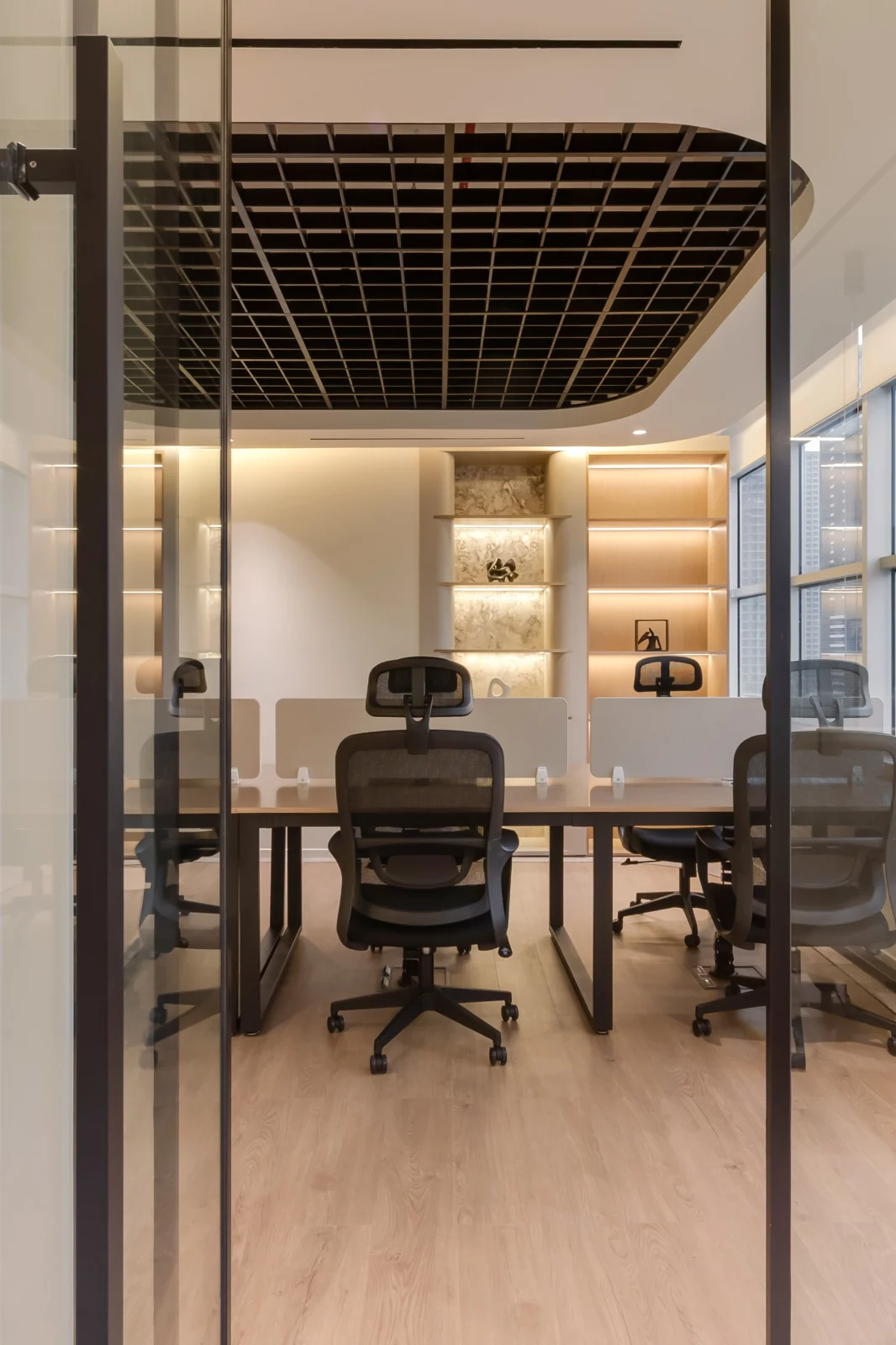 The Grove commercial office interior in JLT, Dubai, photograph 10.