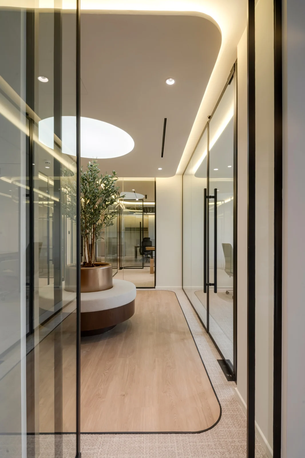 The Grove commercial office interior in JLT, Dubai, photograph 11.
